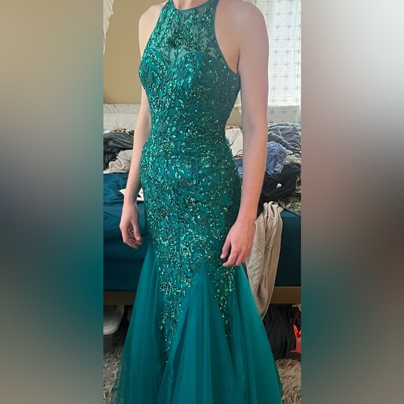 Sherri Hill Mermaid Ball Gown - Absolutely stunning!!! - Picture 3 of 3